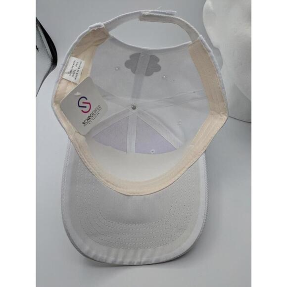 Puppy Dog Embroidered White Baseball Cap King Charles Cavalier Cute - Picture 7 of 7